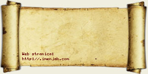 Una Jokić vizit kartica